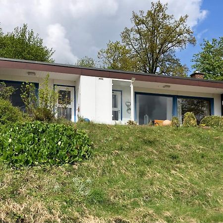 Idyllisch Wohnen Im Weserbergland - Bungalow Mit Phantastischer Aussicht Fuer 4 Personen Polle Esterno foto